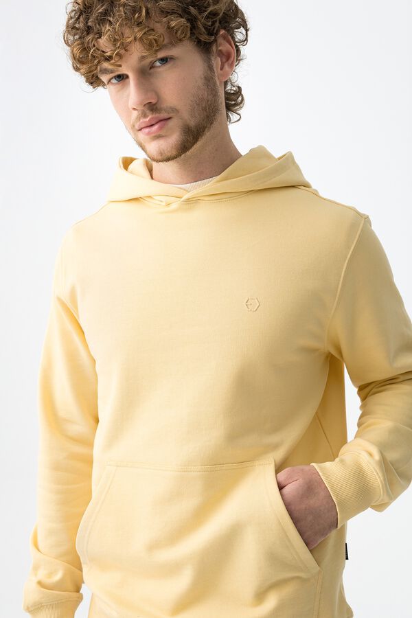 Tiffosi Sudadera con capucha amarillo