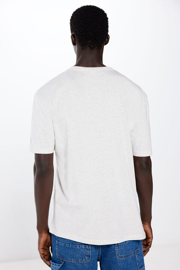 Springfield Camiseta efecto melange gris claro