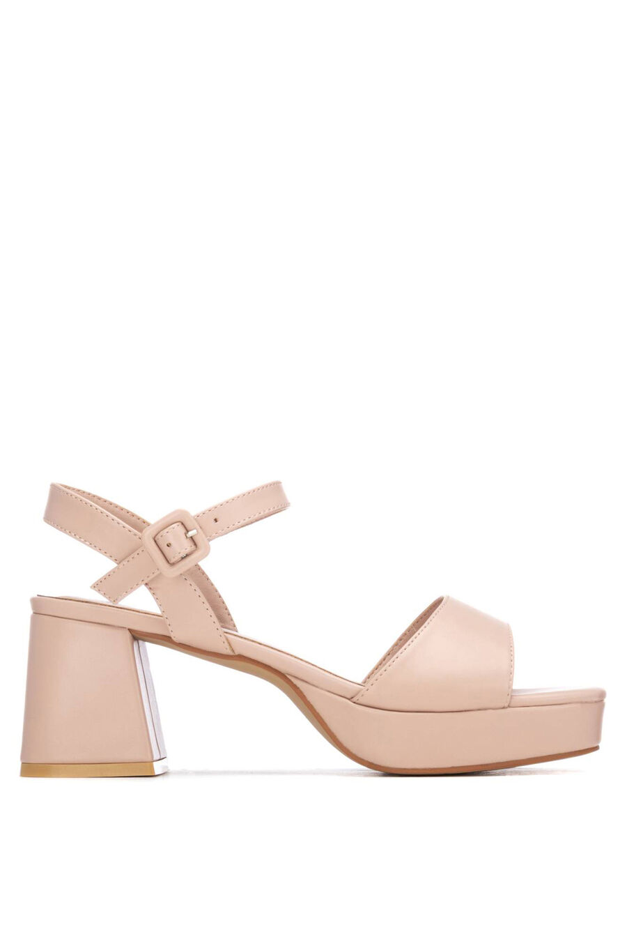 Sandalia Tacón Pala Y Pulsera