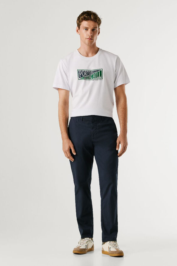 Pepe Jeans Pantal&oacute;n chino ajustado azul
