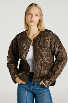 Jack & Jones Blus&atilde;o com estampa de r&eacute;ptil