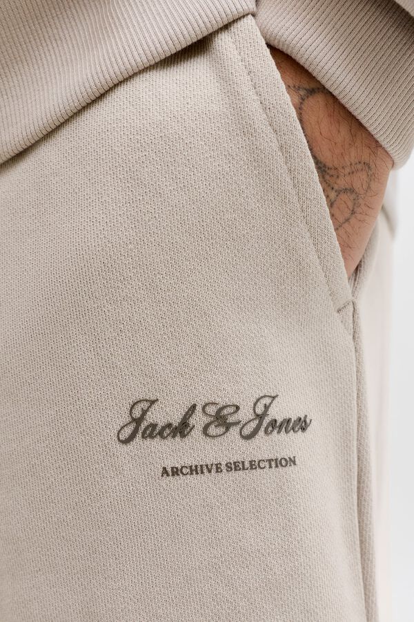 Jack & Jones Bermuda felpa regular fit gris