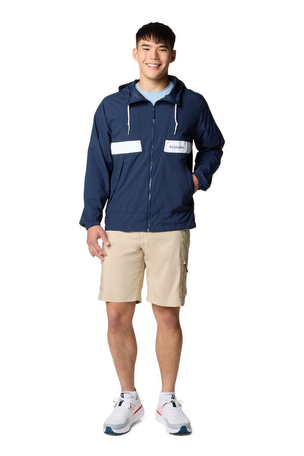 Columbia Hooded windbreaker blue