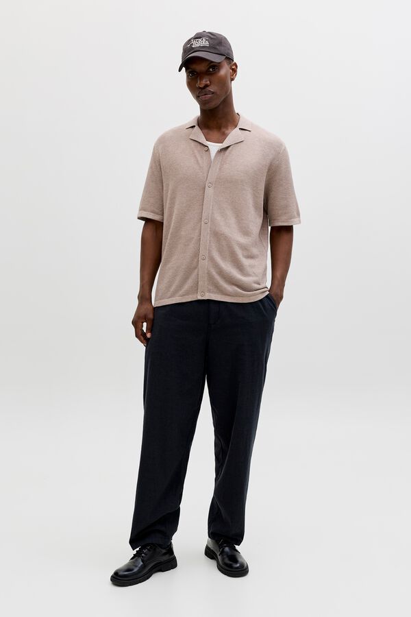 Jack & Jones Polo punto relaxed fit resort tostado