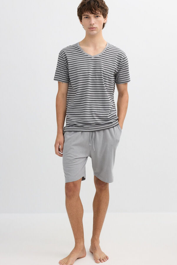 Inside Short pyjamas set grey