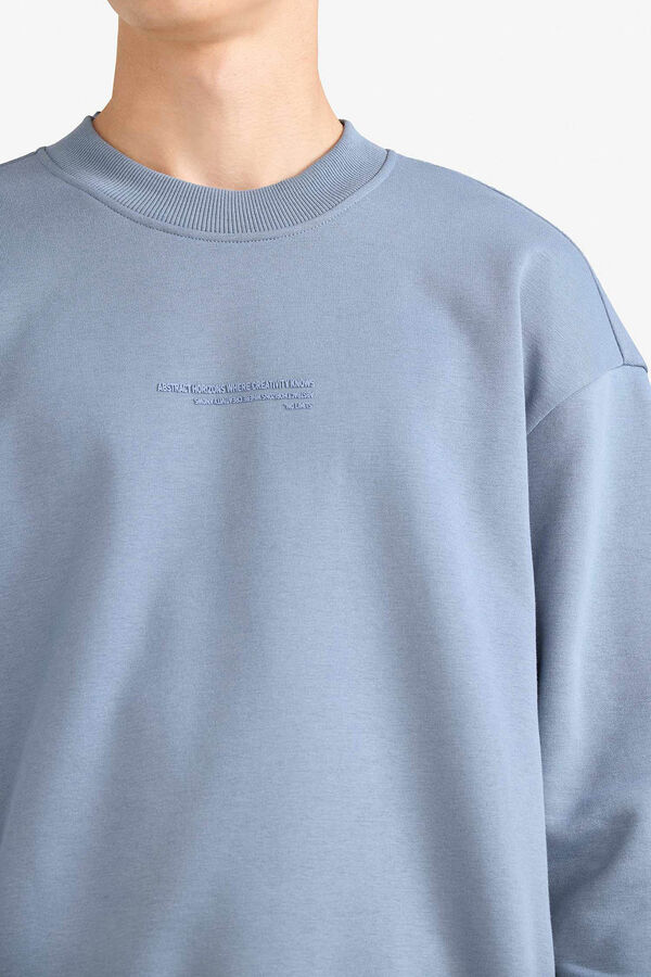 DeFacto Round neck sweatshirt grey