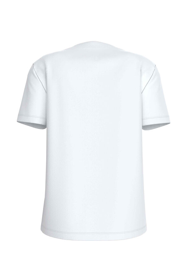 Springfield T-shirt de mulher manga curta branco