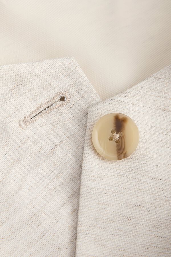 Jack & Jones Asymmetric tailored gilet grey