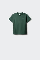 Springfield Kids Osnovna majica kratkih rukava za dečake Zelena