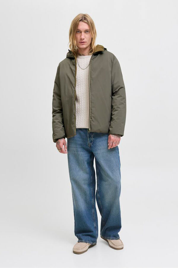 Jack & Jones Casaco revers&iacute;vel  verde