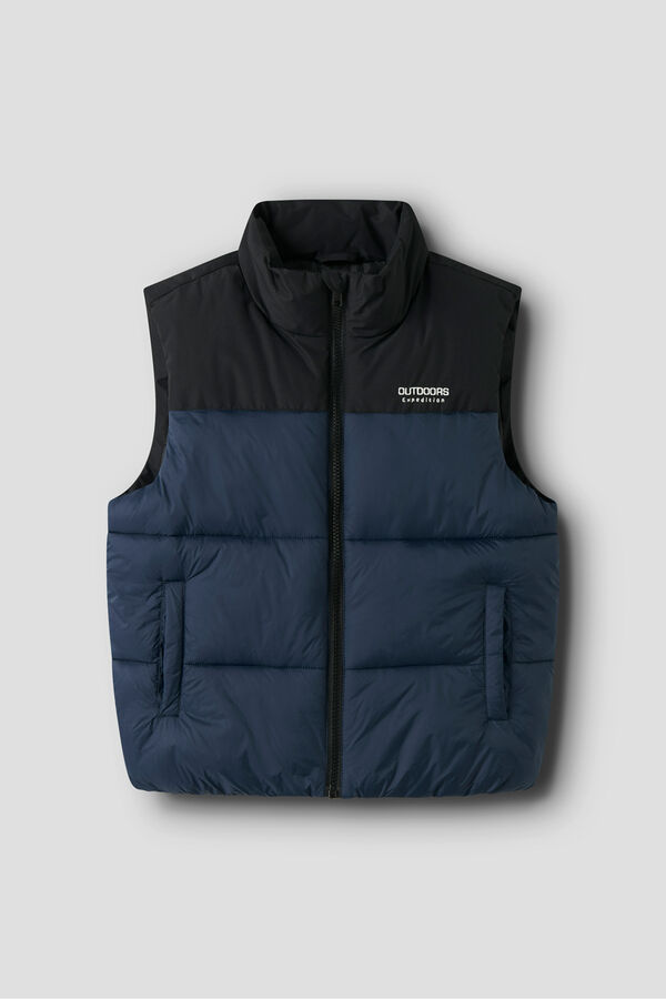 Name It Children's puffer gilet blue