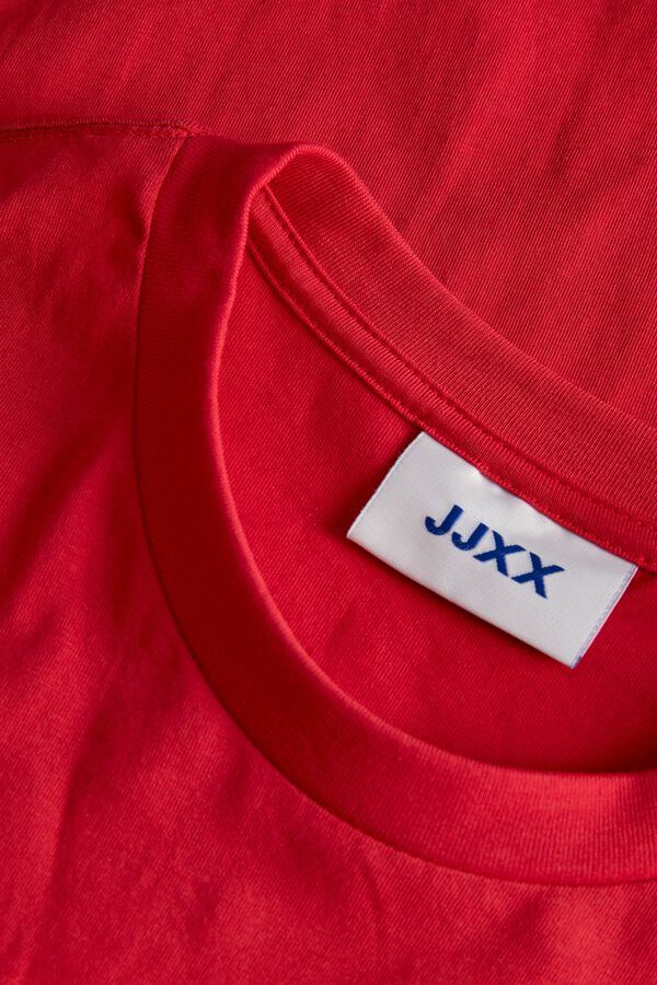 Jack & Jones Vestido camiseta largo rojo