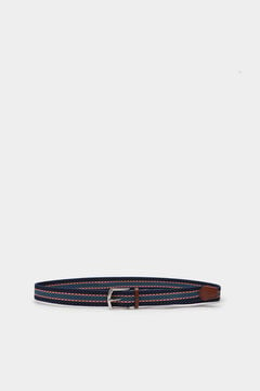 Springfield Cinturón trenzado multicolor azul oscuro
