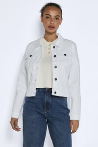 Noisy May Chaqueta white denim