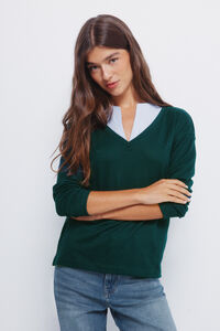 Springfield Combined neck T-shirt