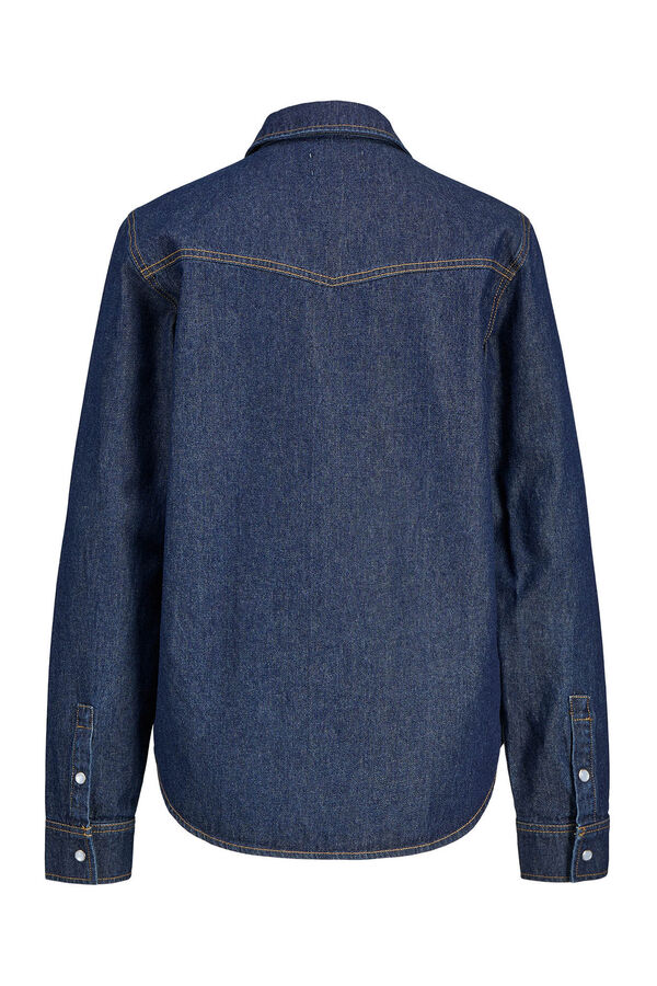 Jack & Jones Camisa regular fit denim azul