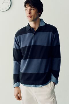 Springfield Polo de riscas color block