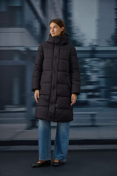 Springfield Veste longue matelass&eacute;e thermique &agrave; capuche