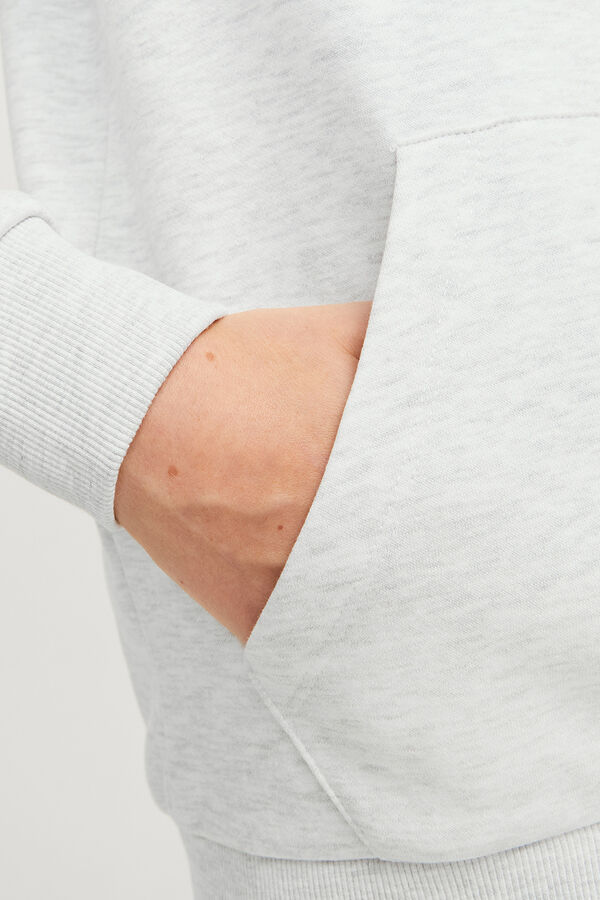 Jack & Jones Junior Sudadera con capucha relaxed blanco