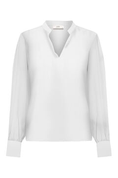 JDY Blusa manga larga fluida