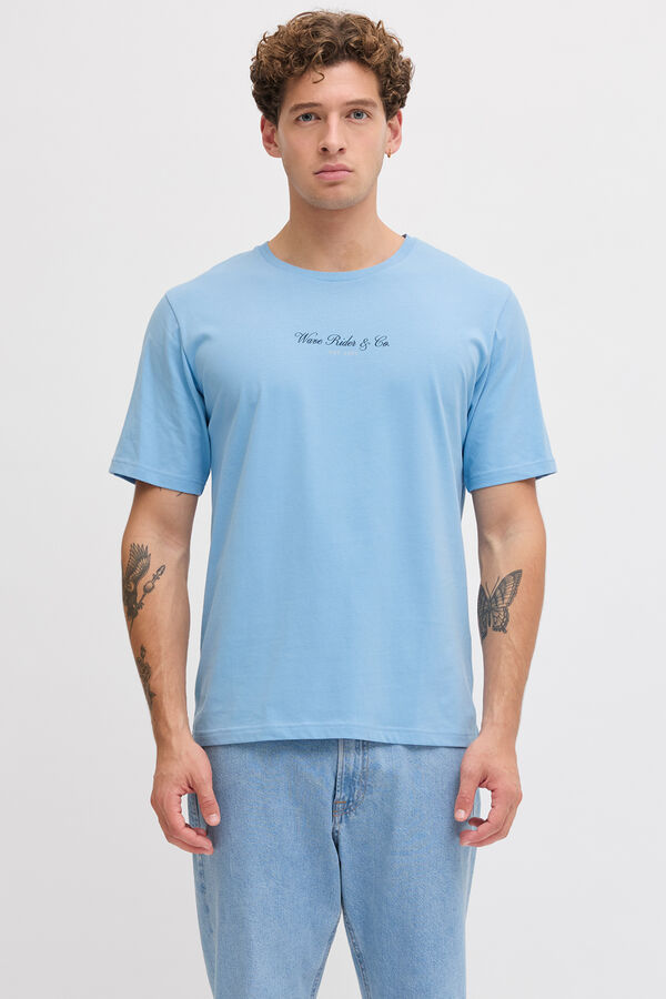 JJ REBEL Relaxed Fit T-Shirt Blau