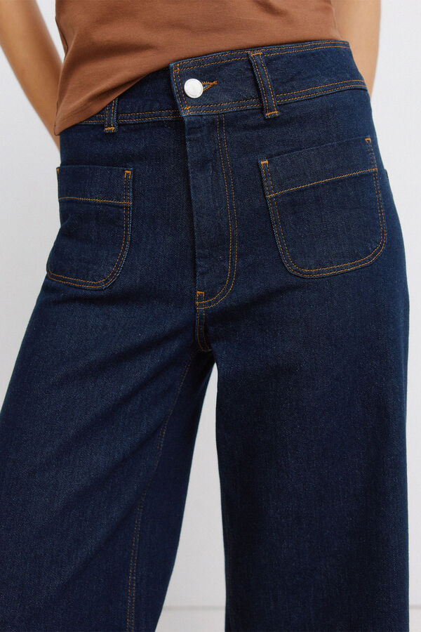 Springfield Sailor ankle-length jeans blue