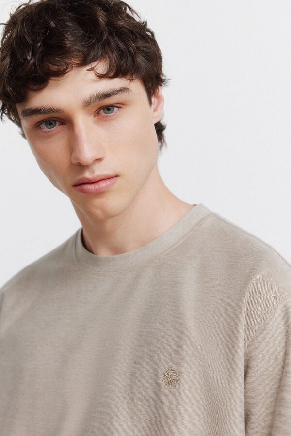 Springfield Oxford T-shirt nude