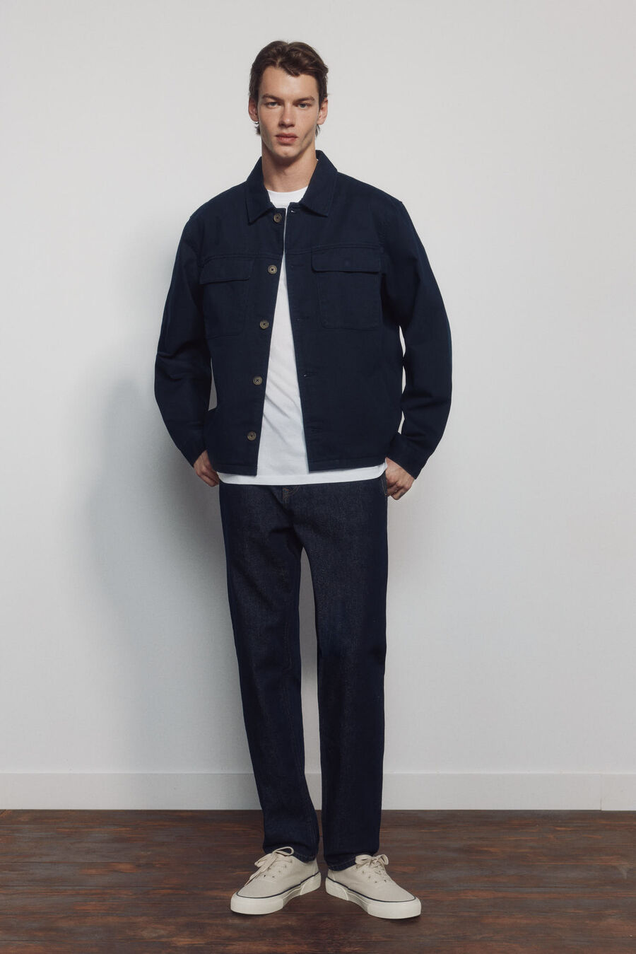 Jeans lavado desencolado regular fit