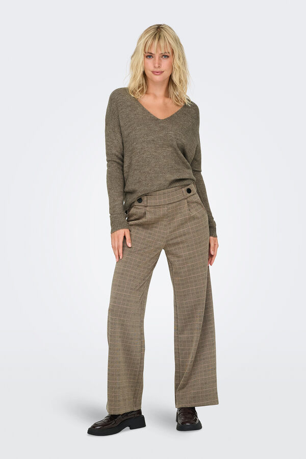 JDY Pantal&oacute;n de vestir gris