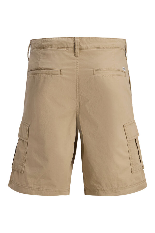Jack & Jones Bermuda cargo relaxed marr&oacute;n