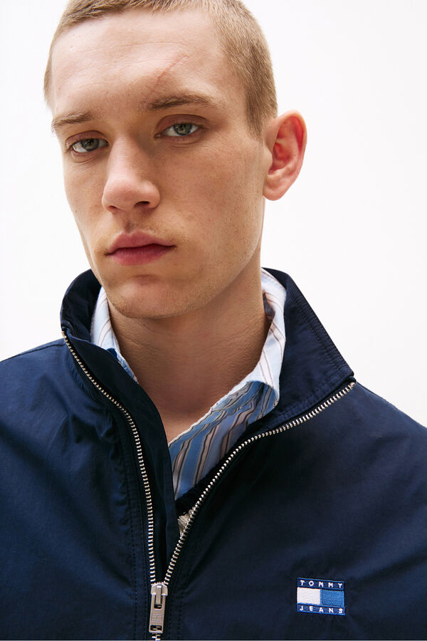 Tommy Jeans Harrinton-style men's jacket blue