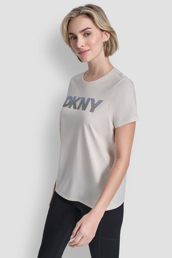 DKNY Logo T-shirt beige