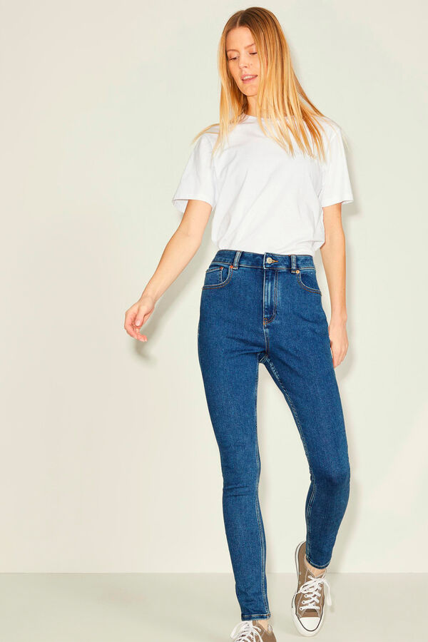 Springfield Jeans Skinny azul medio