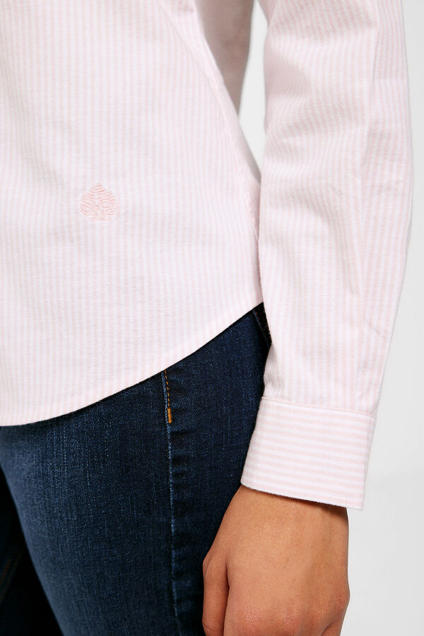 Springfield Cotton Oxford shirt pink