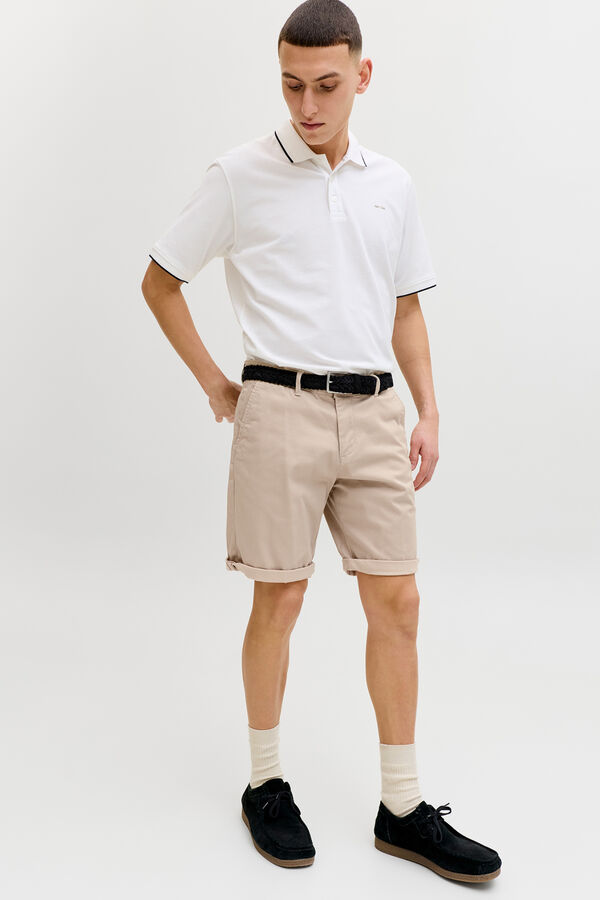 Jack & Jones Stretch chino Bermuda shorts grey