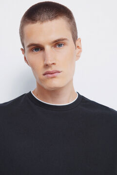 Springfield Camiseta com tecido dupla waffle