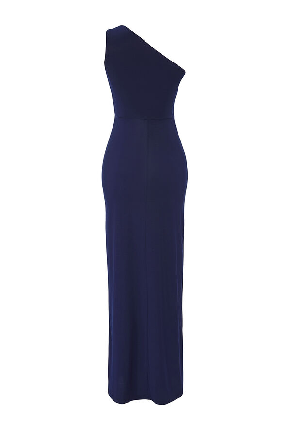Trendyol Vestido abertura pierna azul