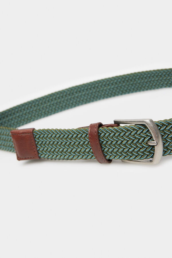Springfield Two-tone woven belt khaki