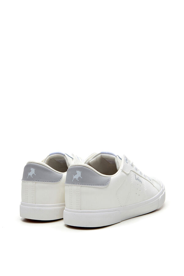 Lois Zapatillas cl&aacute;sicas tenis cordones blanco
