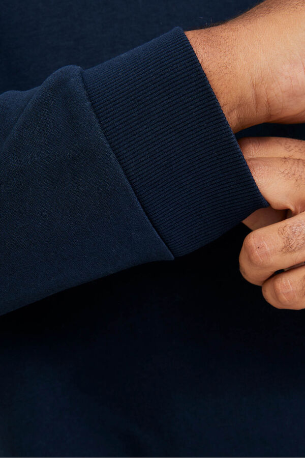 Jack & Jones PLUS Moletom Plus Sweatshirt regular fit azul