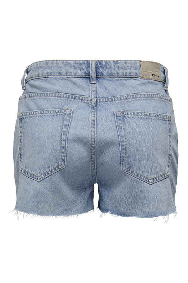 Springfield Shorts aus Jeans mittelhoher Bund blue mix