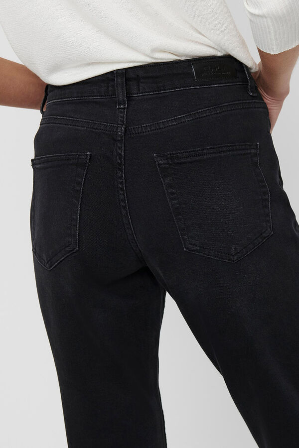 Springfield Straight-cut jeans black