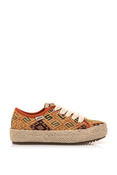 Springfield Printed canvas trainers - Women's red