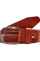 Springfield Cinturon de cuero clásico marrón medio