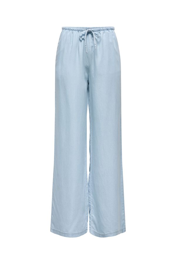 Only Cal&ccedil;a de tencel azul