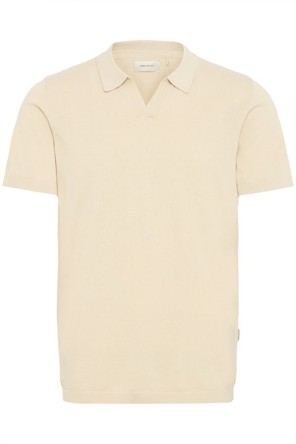 Blend Polo de punto beige