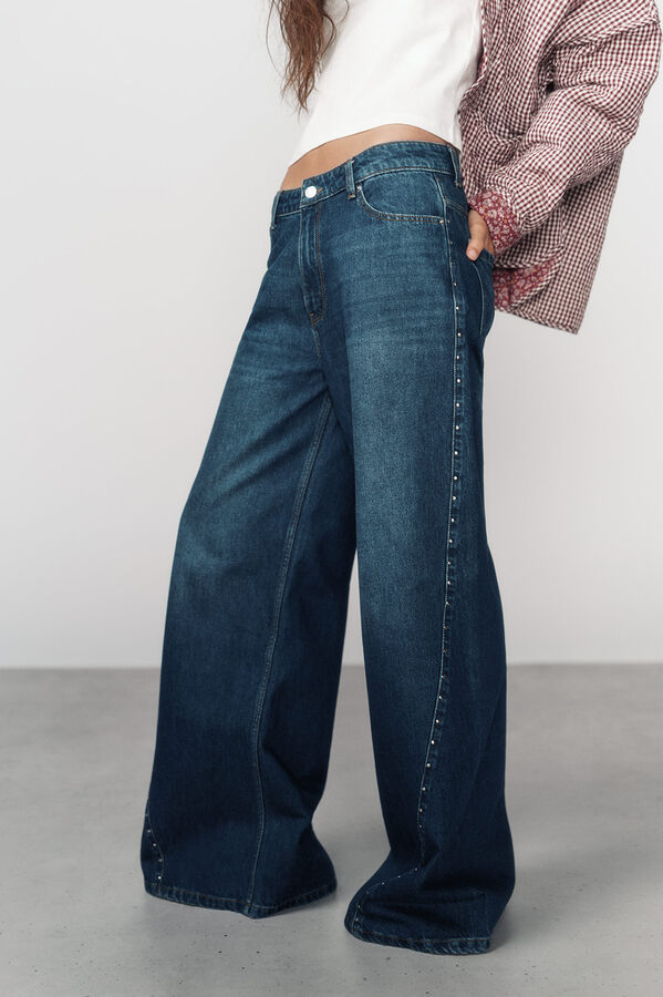 High Spirits Jeans Slate azul