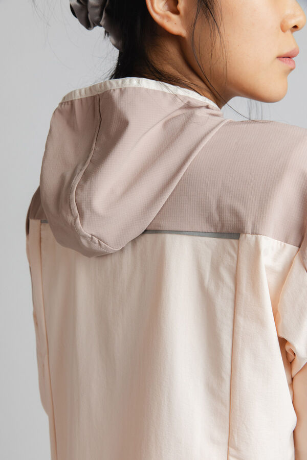 Izas Lightweight hooded jacket pink