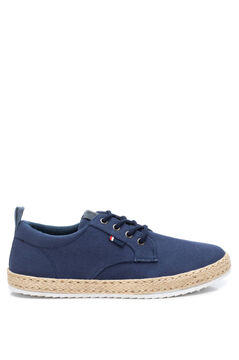 Springfield Xti jute sole lace up shoes navy