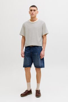 Jack & Jones Relaxed Fit Denim-Bermudas verwaschen